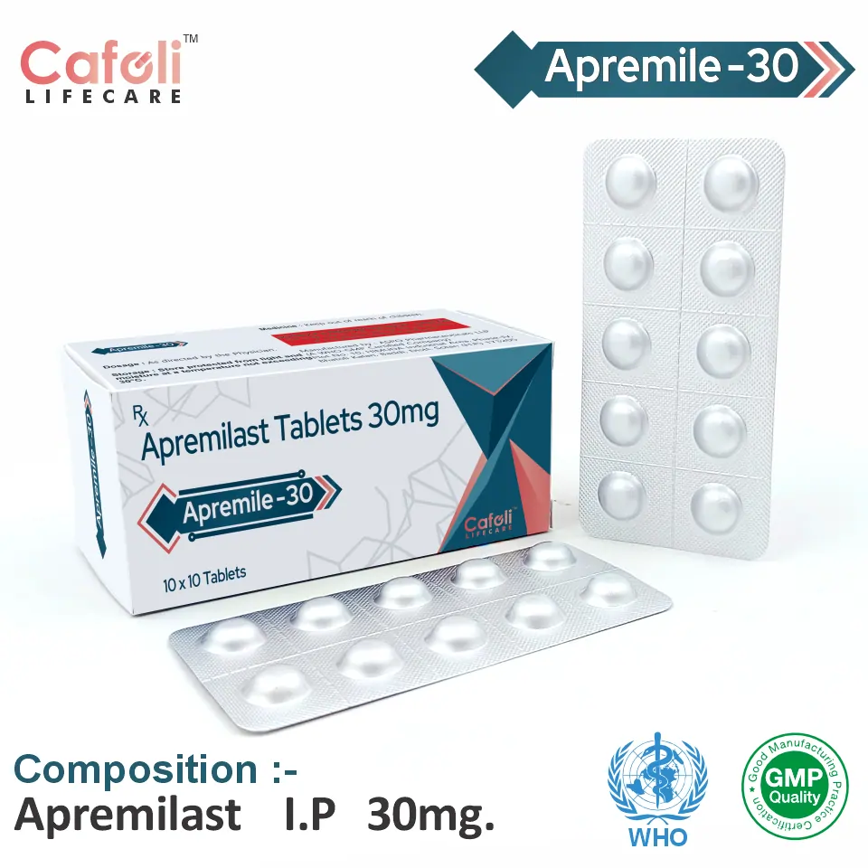 Apremilast 30 mg Tablet PCD Pharma Franchise